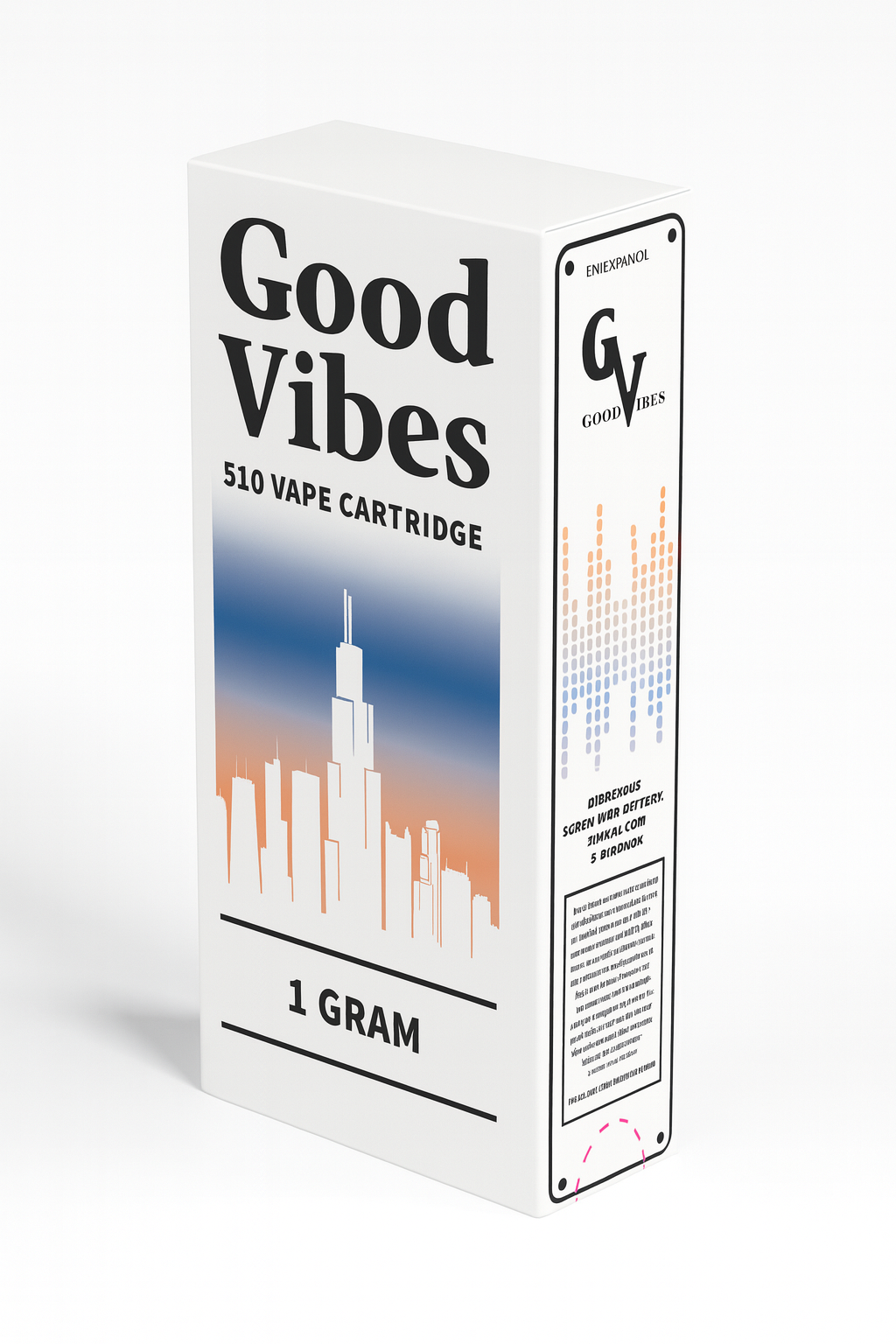 Good Vibes postless 510 cannabis vape cartridge